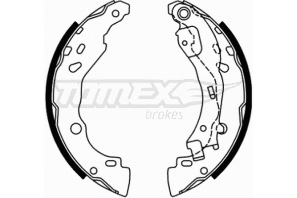 TOMEX Brakes Bremsbackensatz